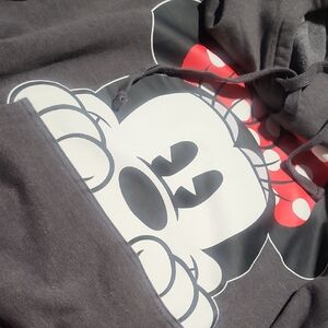 Disney Gray and Red Women's Sweater